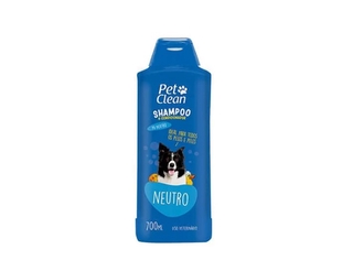 Shampoo Neutro Pet Clean 700ml Cães Cachorros Pet