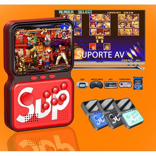 Mini Vídeo Game Portátil de Mão 900 Jogos Retro Clássico SUP M3 active