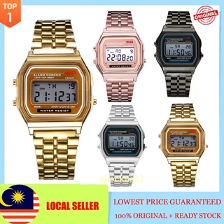 Relógio Esportivo Digital Led Unissex Jam Tangan Lelaki Wanita 2 Anos Garantia Original