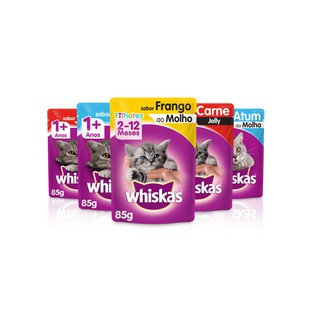 Sachê de Ração Úmida para Gatos WHISKAS ® Caixa Fechada com 20 Unidades