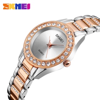 Relógio Feminino Clássico Elegante Moderno Diamante Com Pulseira De Quartzo