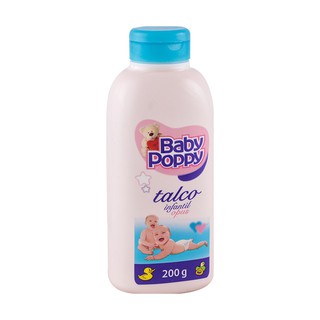 Talco Infantil Antisséptico Baby Poppy 200g