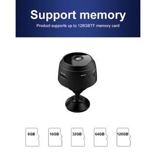Mini Câmera IP Gravadors A9 espia Sem Fio WiFi HD 1080 P secreta Monitor De Rede De Segurança Cam A9 WHIT (7)