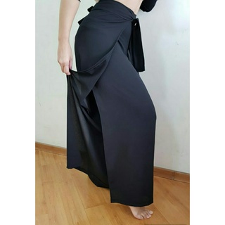 Calça Pantalona Envelope Plus Size e Regular Feminina Transpassada (1)