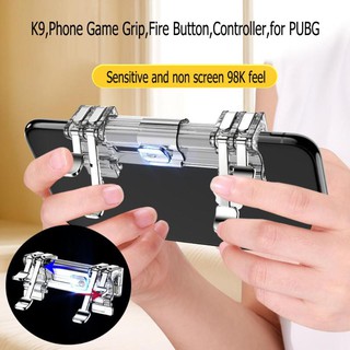 Six Controle / Gatilho Atirador Com Botão De Fogo Para Celular Pubg | Six-finger PUBG Trigger Shooter Controller Mobile Game Fire Button Aim Key