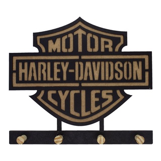 Cabideiro Cabide Harley Davidson Barbearia 4 Pinos MDF