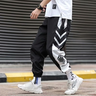 Streetwear Hip Hop Joggers Pants Men Loose Harem Pants Ankle Length Trousers Sport Casual Sweatpants White Techwear
