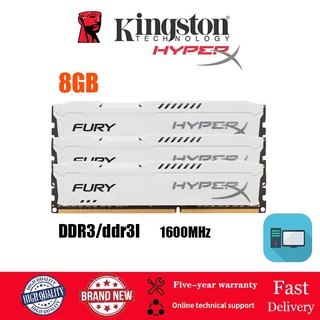 Ddr3 Kingston Hyperx Fury 8Gb Ddr3L 1600mhz Memória Desktop Pc3 / Pc3L 12800 1.35 V / 1.5 V 240pin Dimm Ram Pc
