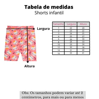 Shorts Infantil Kit Com 5 Peças Sortido (9)