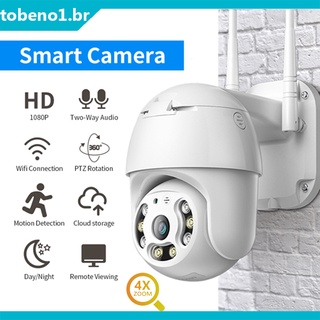 Câmera Hd Wifi 1080P CCTV Ptz Humanaide Detecção Lp Digital Zoom Two-Channel Áudio Ao Ar Livre De Vigilância Externa Ipcam Monitor Icsee