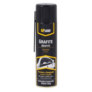 Grafite spray Aerossol M500 200 ml Baston lubrificante seco