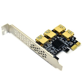 Multiplicador pcie PCI Express para Riser 1 USB x 4 USB usb 3.0 hub para Mineração - Envio Rapido