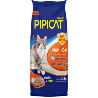 Areia higienica para gatos Pipicat Multicat 12kg (1)