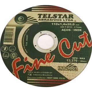 Disco Inox Telstar 110 X 1.4 X 20 306207 Kit C/5 - TELSTAR