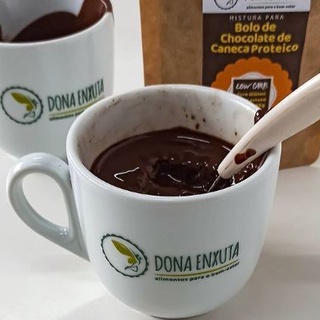 Bolo de Caneca Sabor Chocolate Low Carb Proteico (Mix Pré Pronto) Dona Enxuta 55g (4)