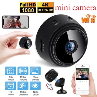 A9 Visão noturna HD Mini Wifi Câmera Hd 720 P Night Vision Sem Fio Vigilância