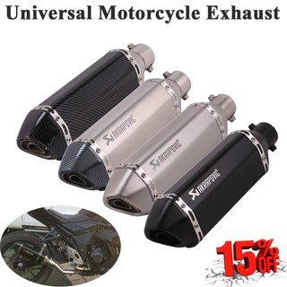 Universal Moto Akrapovic Exhaust Muffler Silencer Modificado Db Assassino Remova Apto Para A Maioria Dos Moto (1)