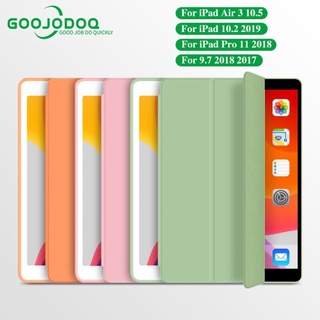 GOOJODOQ iPad Case com suporte para caneta para iPad 10.2 Gen7 2019 Gen8 2020 Gen6 2018 iPad Air3 10.5 2019 Air4 10.9 2020 iPad 9.7 2017 iPad Pro 11 2018 iPad Mini 5