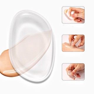Esponja de maquiagem de silicone Air Puff transparente