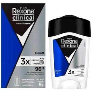 Desodorante Rexona Clinical Creme Clean 48gr
