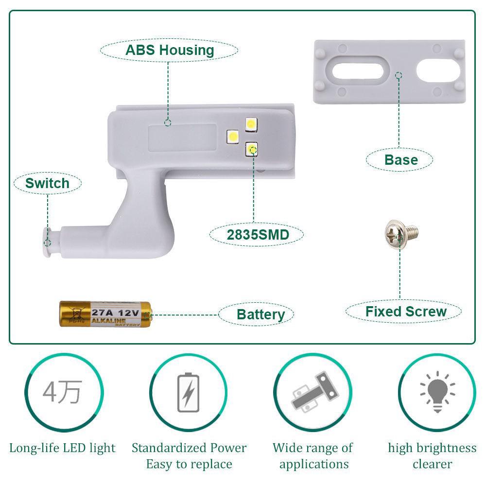 Universal Inner Hinge 12V LED Sensor Closet lamp (5)