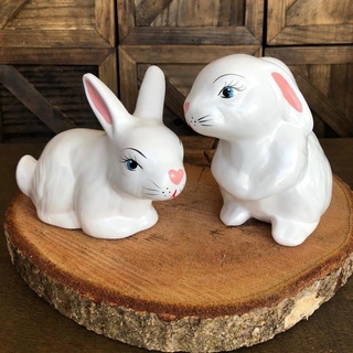2 coelho da pascoa decoração de pascoa enfeite de jardim coelhos