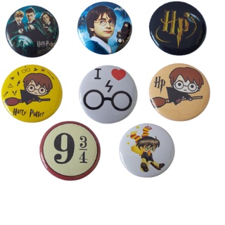 Botton Harry Potter 3,5cm (filmes) - Botom botton botons bottoms boton broche geek nerd (1)