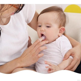 BABYKING 2 Pçs Mordedor De Escova De Dentes Flexível Segura Para Dedo De Bebês (3)