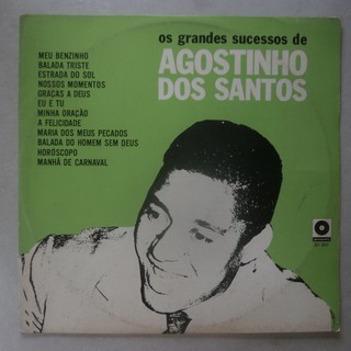 Lp Os grandes sucessos de Agostinho dos Santos 1967, disco de vinil (1)
