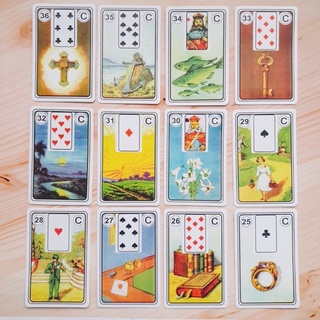 Baralho Cigano da sorte 36 cartas+ livreto explicativo GANHE CRISTAL SURPRESA (4)