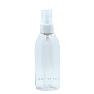 10 Frascos Pet 100 Ml Redondo Válvula Spray Transparente Para Perfumes.