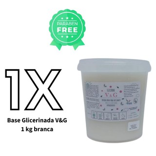 Base Glicerinada V&G Base para Sabonete Artesanal. ( Branca 1kg.)
