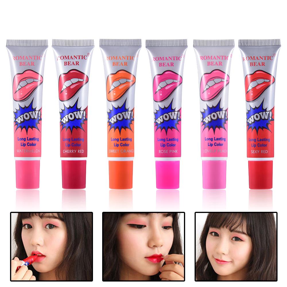 6 Colors Waterproof Peel Off Liquid Lipstick Long Lasting Lip Gloss Lint Mask Makeup Tattoo Matte Lipgloss (4)