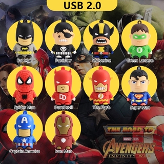 Super Heros Mini Usb Memoria 32gb 64gb Batman Usb Flash Drive Pen Drive 128gb