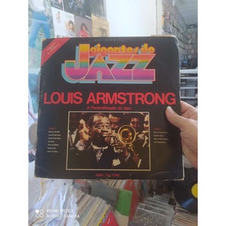lp louis armstrong -serie gigantes do jazz (a personificação do jazz)