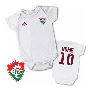 Body Infantil Personalizado Camisa Do Fluminense Com Nome!