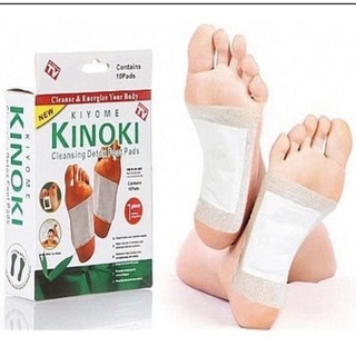 KinoKi Adesivos Eliminador de Toxinas Detox Natural P/ Pés 10pçs