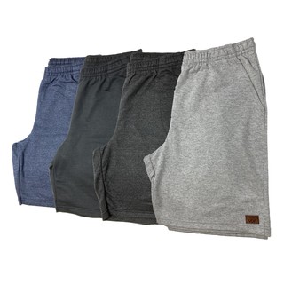 Bermuda Shorts de Moletom Plus Size Masculino