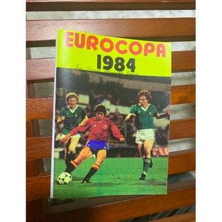 Álbum Figurinhas Futebol Euro 84 Alemanha França Itália Portugal Espanha Inglaterra. Reprodução. Álbum completo, meio ofício (1)