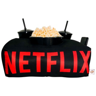 Almofada porta pipoca personalizada Netflix // Kit Cinema Netflix (1)