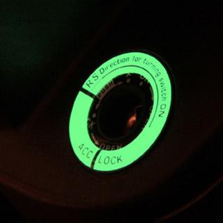 1 Pcs Luminosa Interruptor De Ignição Anel Chave Decor Adesivo De Carro Car Styling Proteção Auto Acessórios Interiores