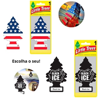 Aromatizante Little Trees Cheirinho p/ Carro Vanilla Pride Black Ice