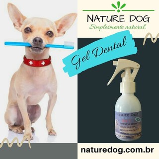 Gel Dental Nature Dog para Pet, Cachorro e Gato.