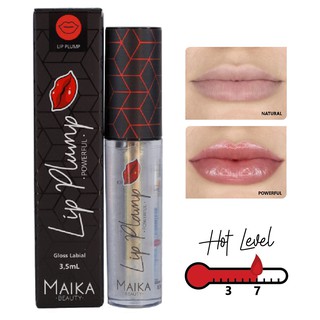 Gloss Lip Plump Powerful Aumento Volume Labial Maika Beauty