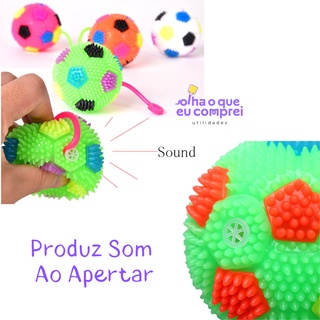 Bolinha Anti Stress Estresse Ansiedade Squish Fidget Toy Bola Estica Com Luz e Som Brinquedo Criança (3)