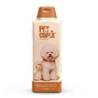 Pet Coala Shampoo e Condicionador 2 em 1 Pelos Claros 500ml