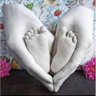 Massa De Modelar Escultura/Impressão 3d Mão Ou Pé Do Bebê - Para Bebês de 1 a 3 anos