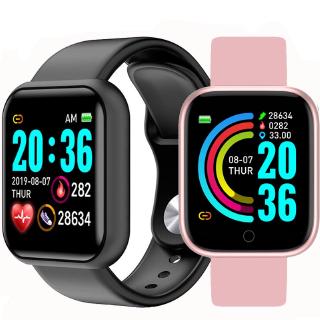 Y68 Smart Watch with Bluetooth Wristband Fitness Heart Monitor Male Sphygmomanometer Smartwatch