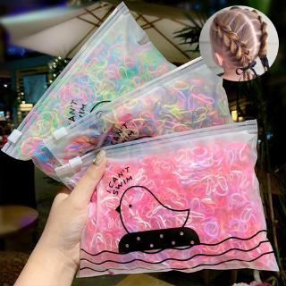 1000Pcs Female Small Colorful Disposable Hair Band/Hair Accessory