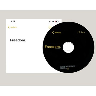 CD FREEDOM EP Físico Justin Bieber FAN MADE (1)